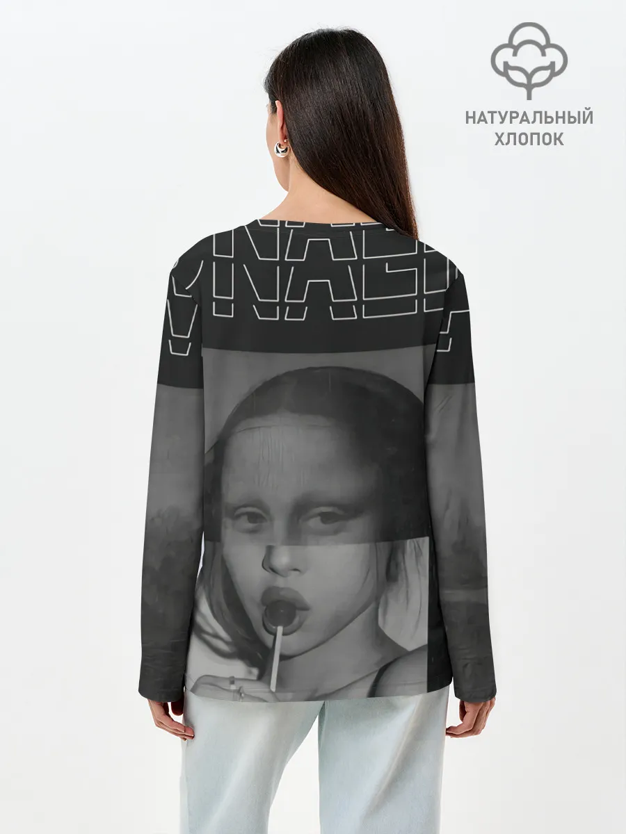 Лонгслив женский. Хлопок / MonaLiza