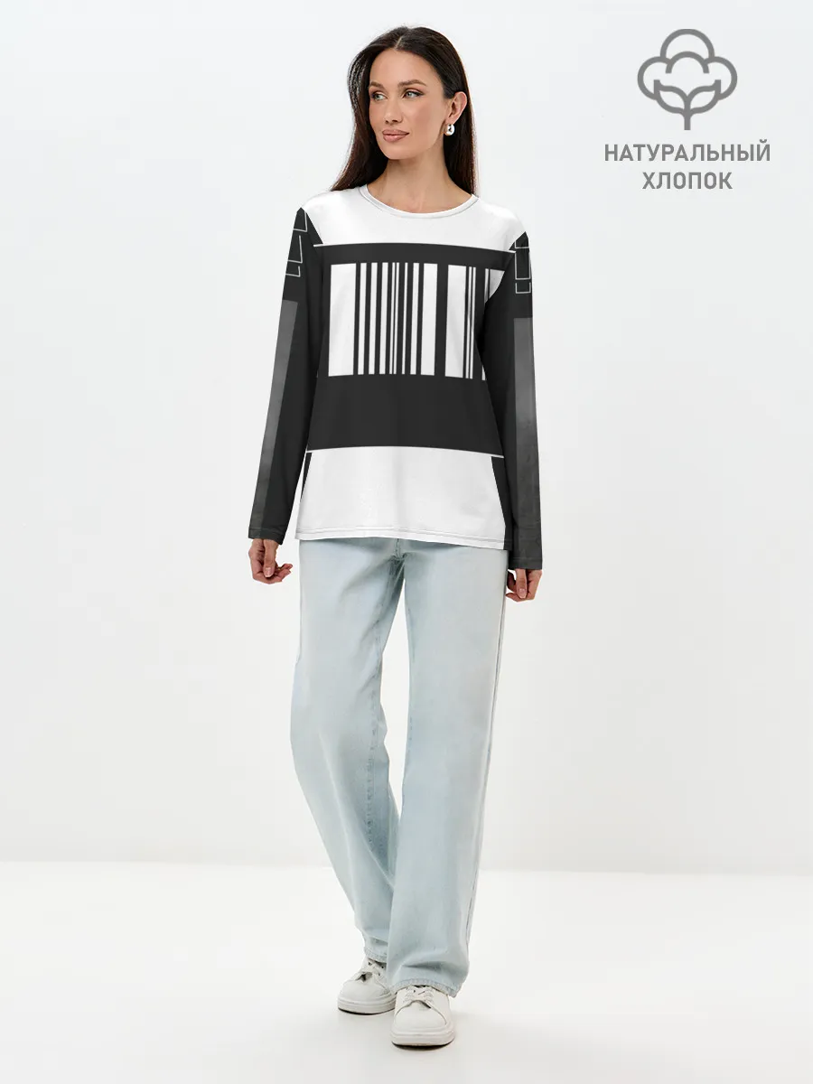 Лонгслив женский. Хлопок / MonaLiza