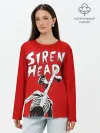 Лонгслив женский. Хлопок / Red Siren Head