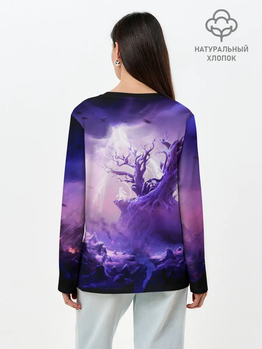 Лонгслив женский. Хлопок / Ori and the Will of the Wisps