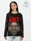 Лонгслив женский. Хлопок / SLAYER | УБИЙЦА