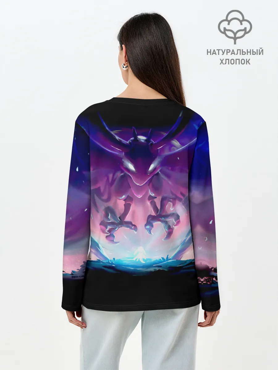 Лонгслив женский. Хлопок / Shriek ori
