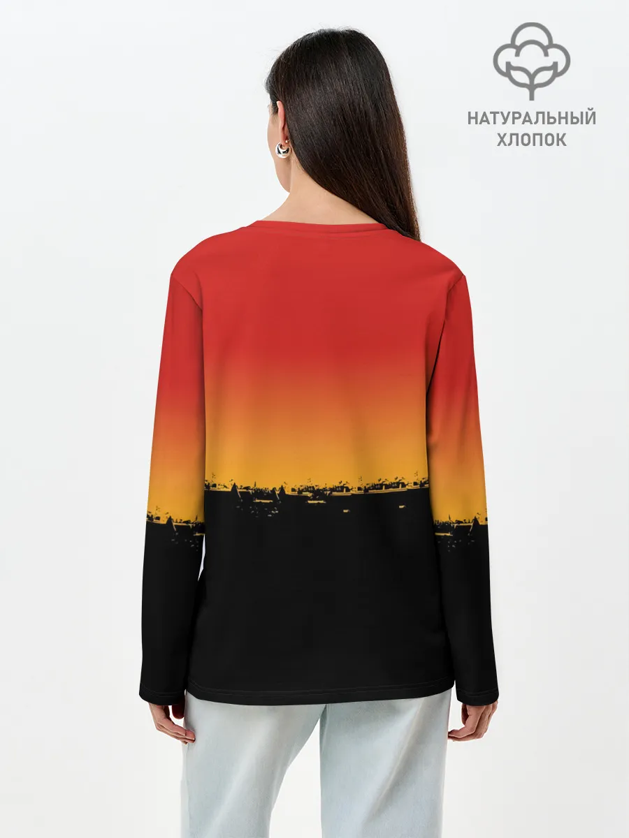 Лонгслив женский. Хлопок / Тараканы! РЕДКИЕ МЕТАЛЛЫ