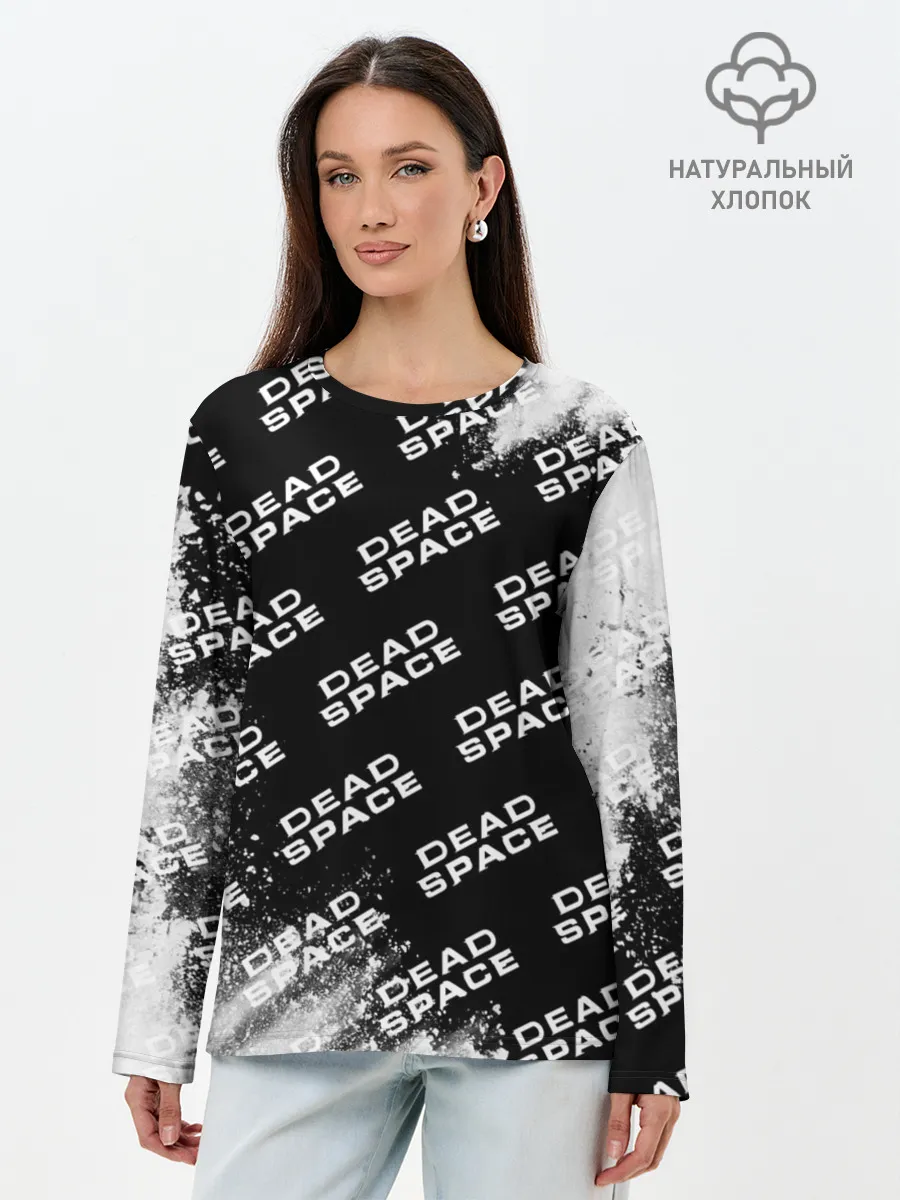 Лонгслив женский. Хлопок / Dead Space - Exposion