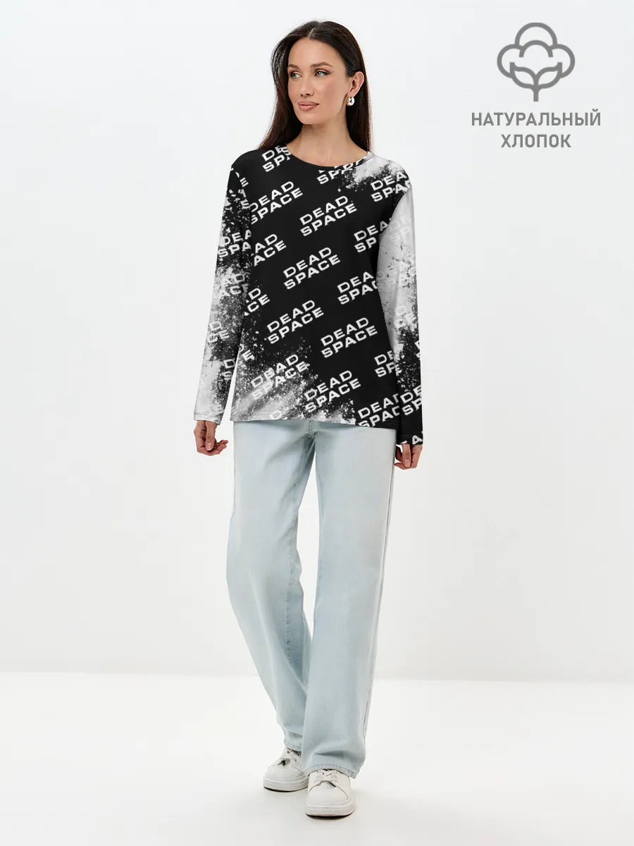 Лонгслив женский. Хлопок / Dead Space - Exposion