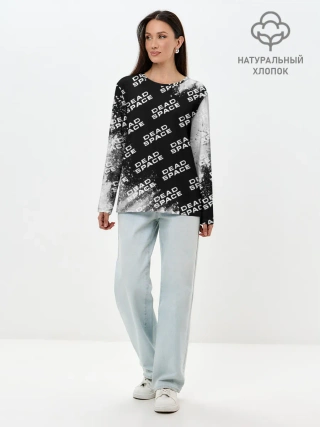 Лонгслив женский. Хлопок / Dead Space - Exposion