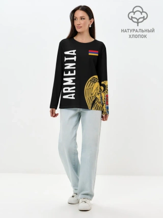 Лонгслив женский. Хлопок / ARMENIA