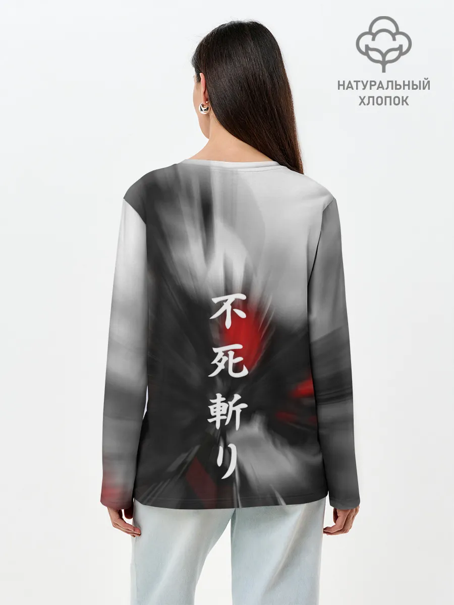 Лонгслив женский. Хлопок / Sekiro shadows die twice