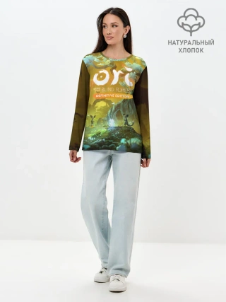 Лонгслив женский. Хлопок / Ori and the Will of the Wisps