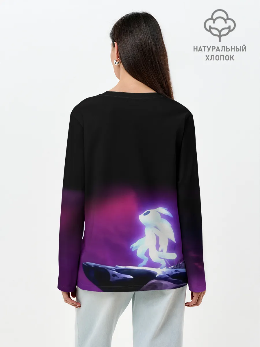 Лонгслив женский. Хлопок / Ori and the Will of the Wisps