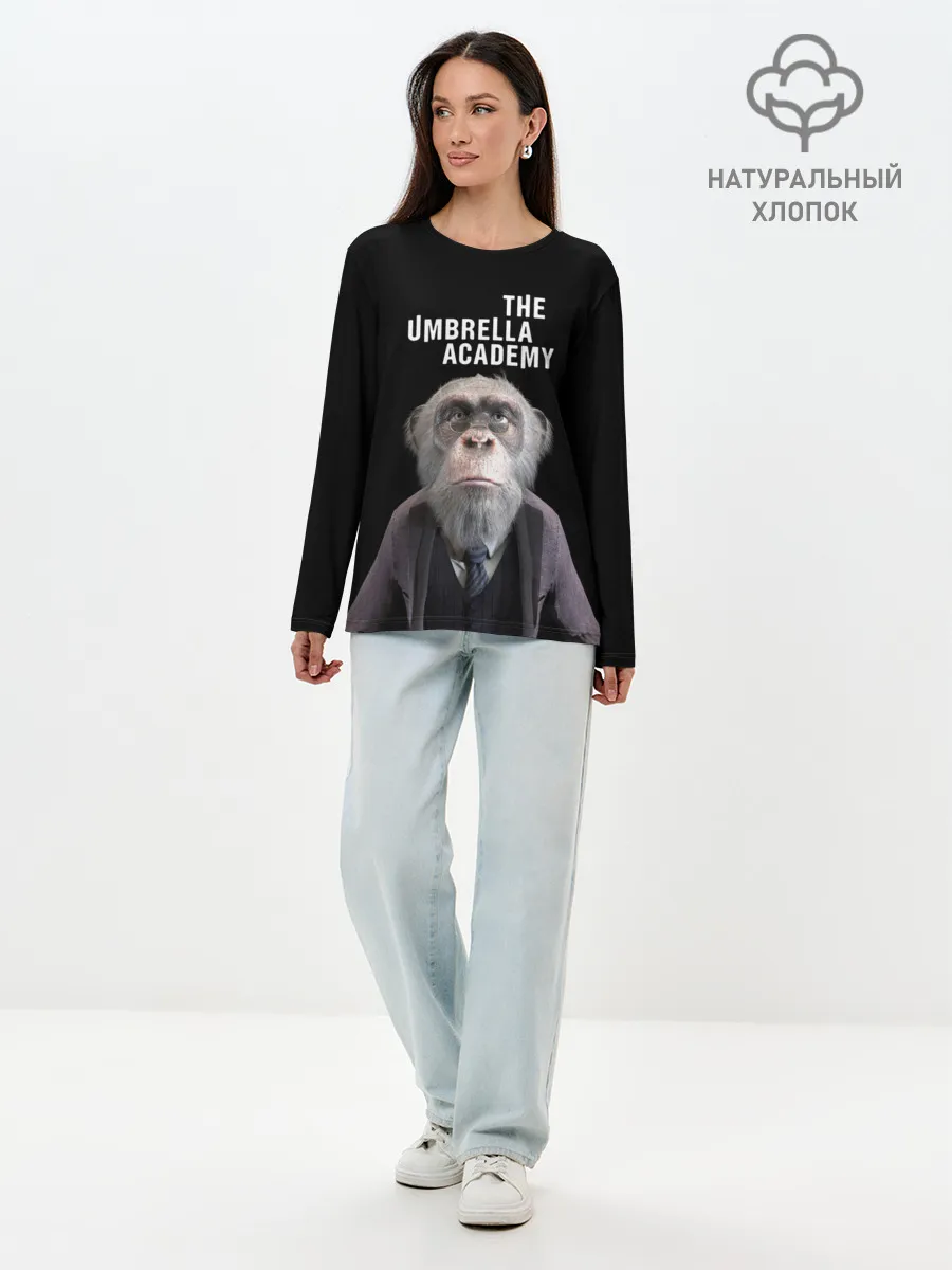 Лонгслив женский. Хлопок / Пого | Академия Амбрелла
