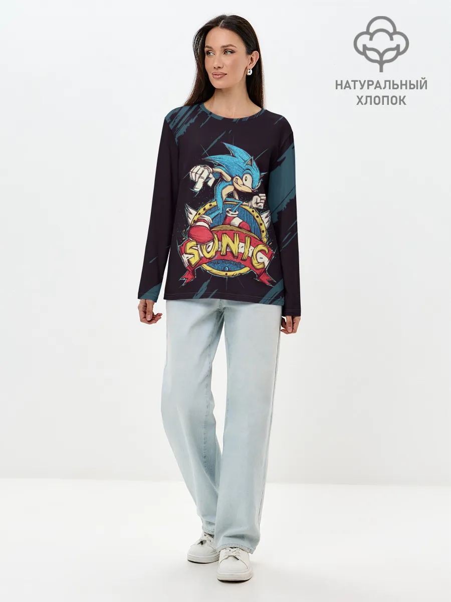 Лонгслив женский. Хлопок / SONIC | СОНИК