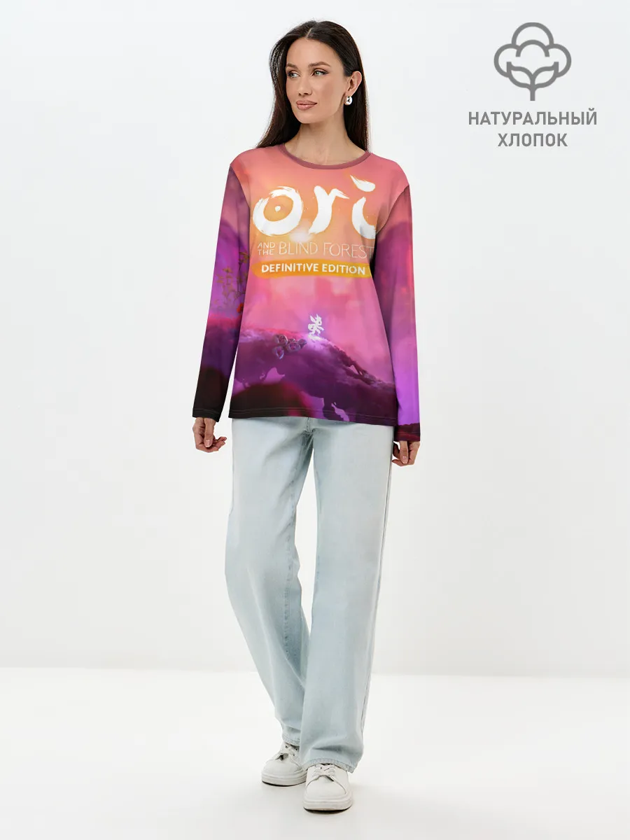 Лонгслив женский. Хлопок / Ori and the Will of the Wisps