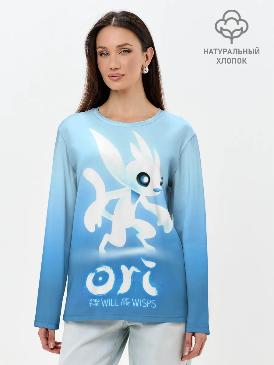 Лонгслив женский. Хлопок / Ori and the Will of the Wisps