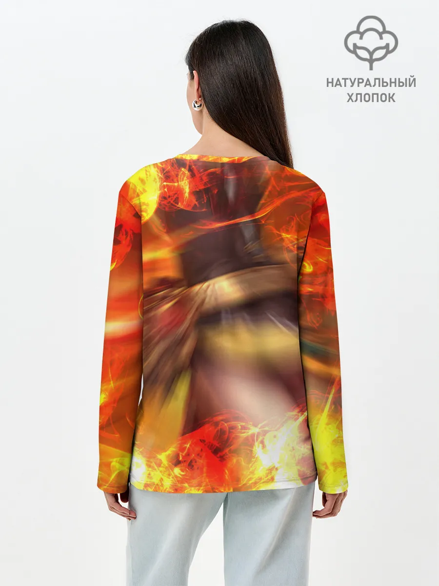 Лонгслив женский. Хлопок / Сян Лин | Genshin Impact