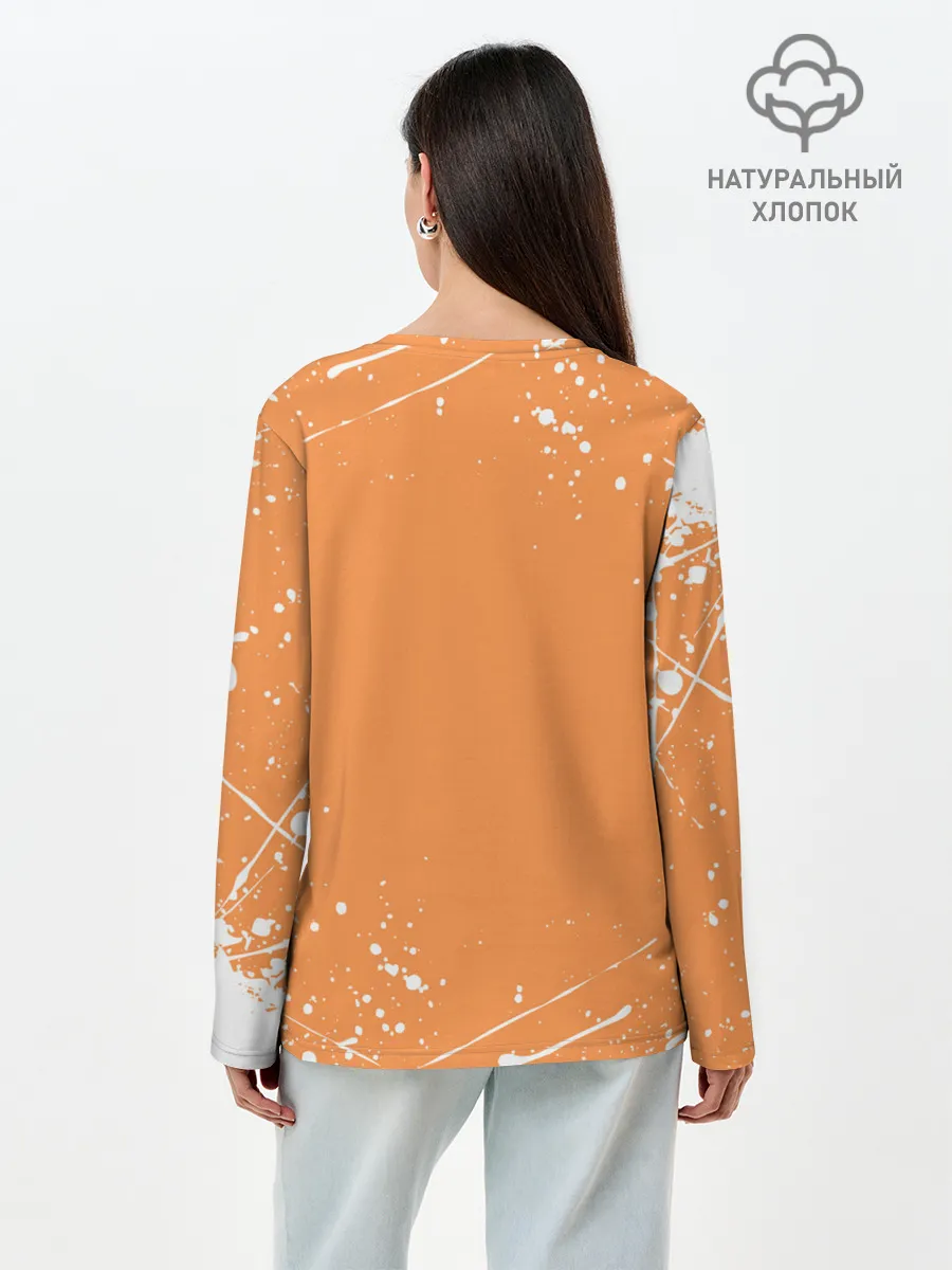 Лонгслив женский. Хлопок / Nishinoya Yuo | Haikyu | Волейбол