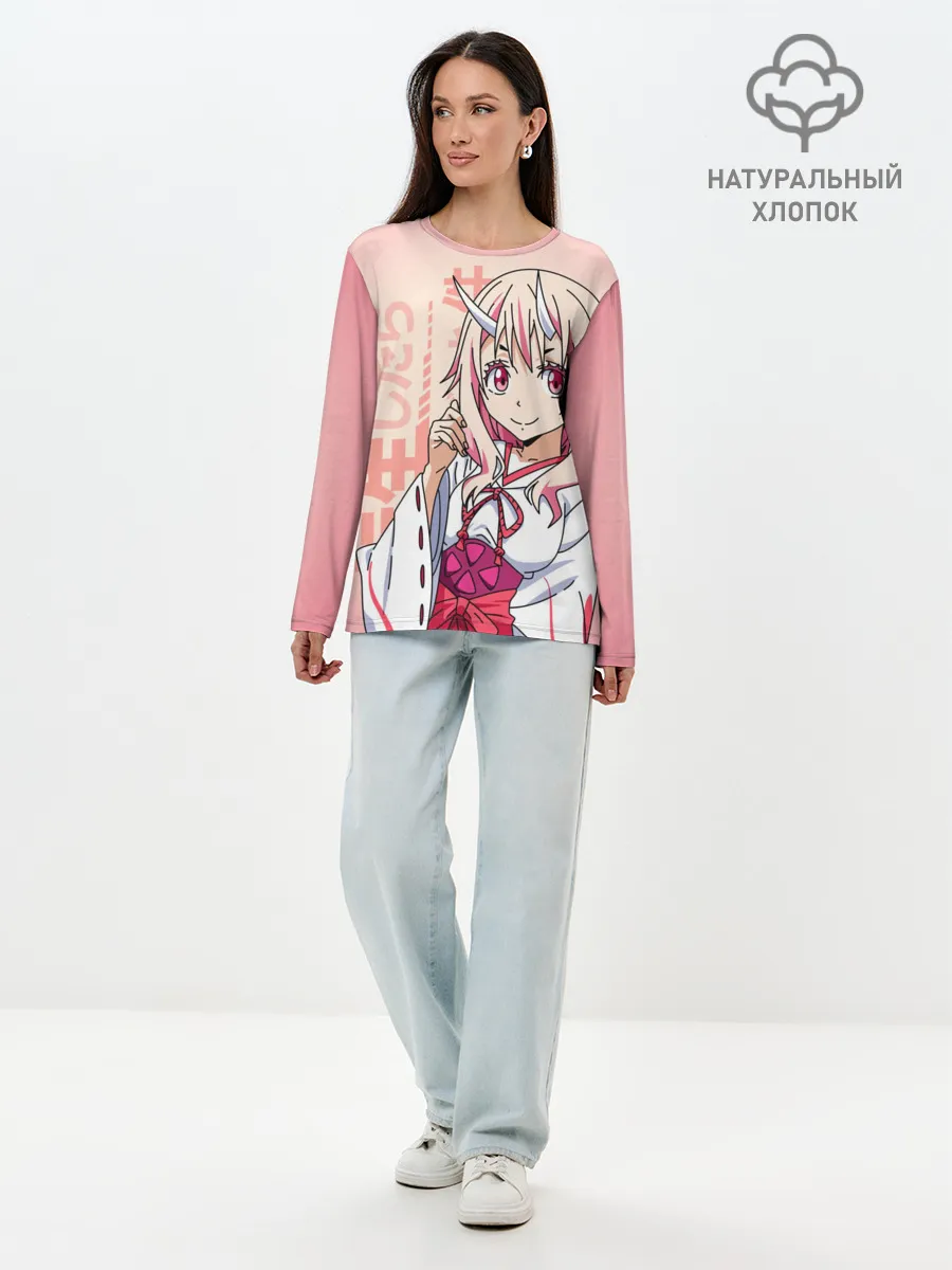 Лонгслив женский. Хлопок / TenSura, Шуна