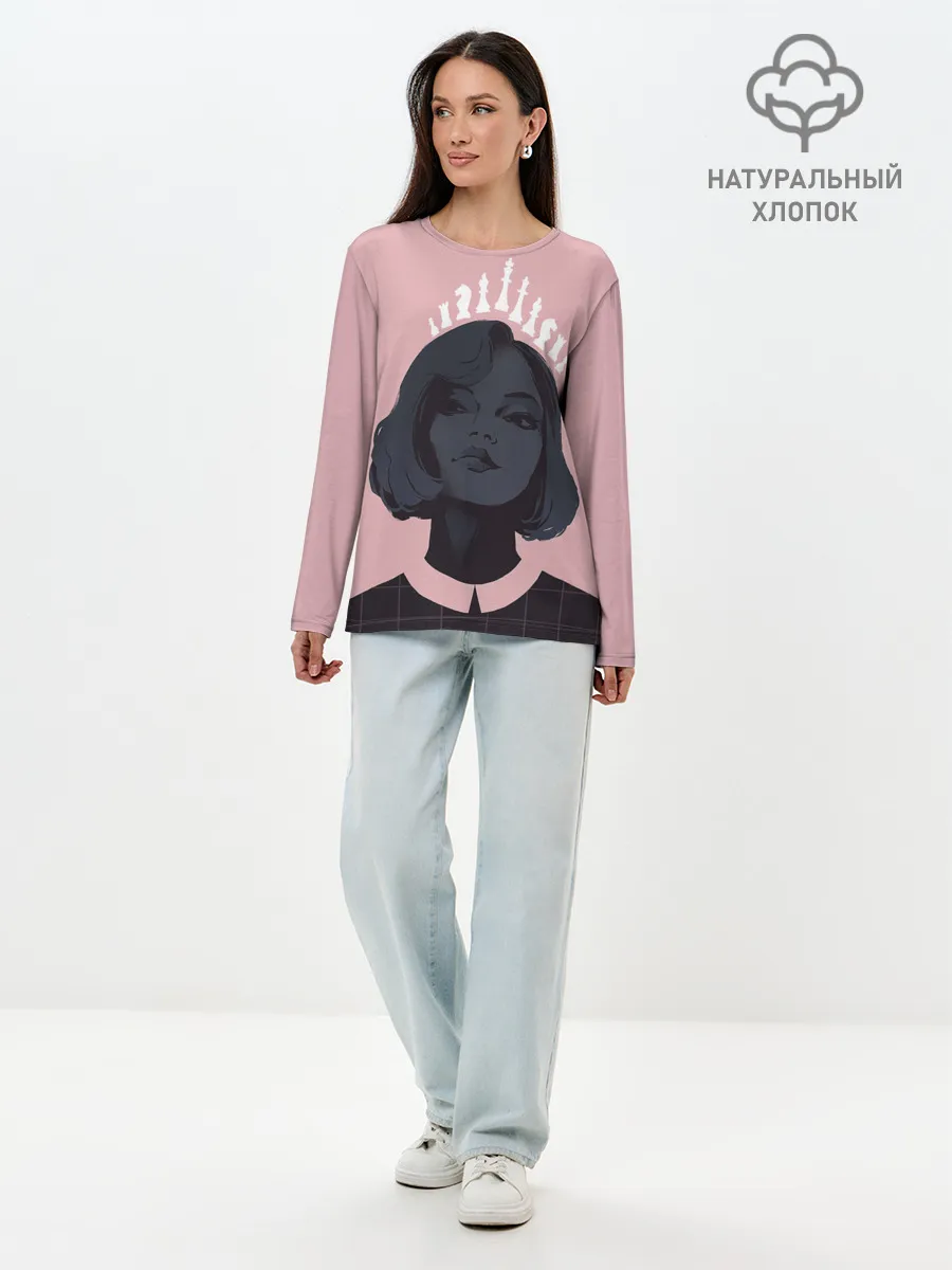 Лонгслив женский. Хлопок / Sweet Queen