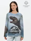 Лонгслив женский. Хлопок / Jurassic World | Мир Юрского периода