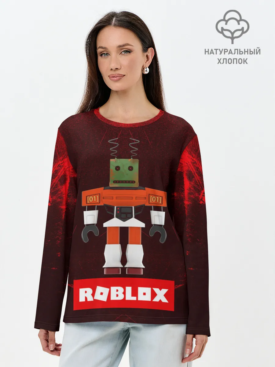 Лонгслив женский. Хлопок / ROBLOX | РОБЛОКС