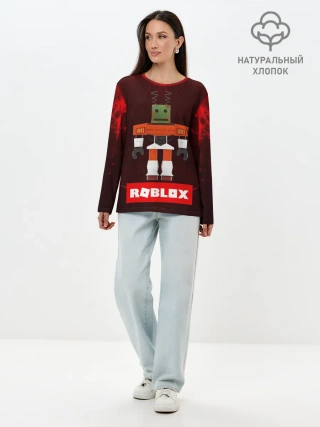 Лонгслив женский. Хлопок / ROBLOX | РОБЛОКС