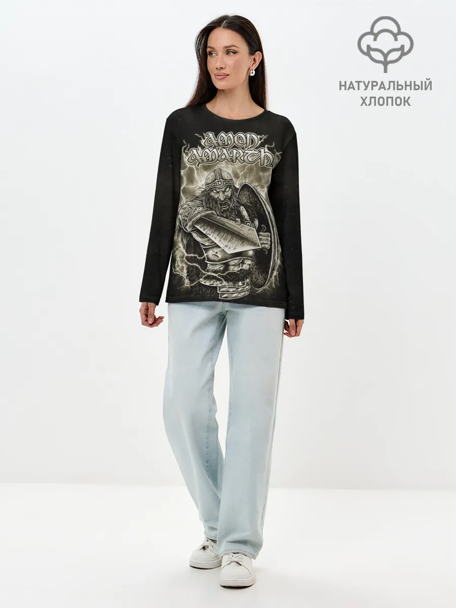 Лонгслив женский. Хлопок / Amon Amarth