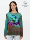Лонгслив женский. Хлопок / ZOMBIE