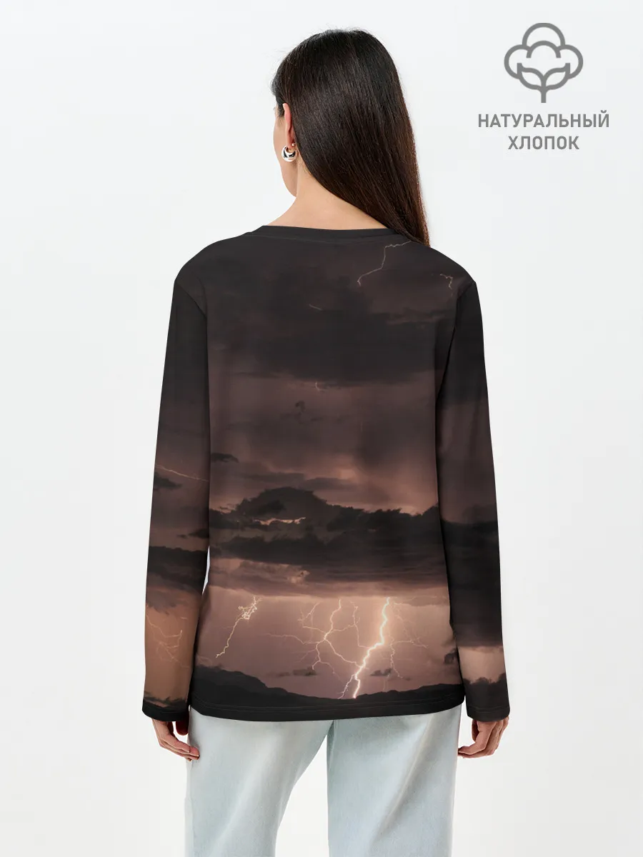 Лонгслив женский. Хлопок / GODSMACK | ГОДСМАК