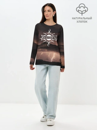 Лонгслив женский. Хлопок / GODSMACK | ГОДСМАК