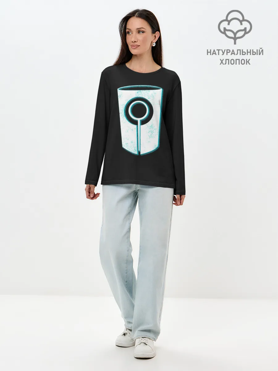 Лонгслив женский. Хлопок / Новые знания