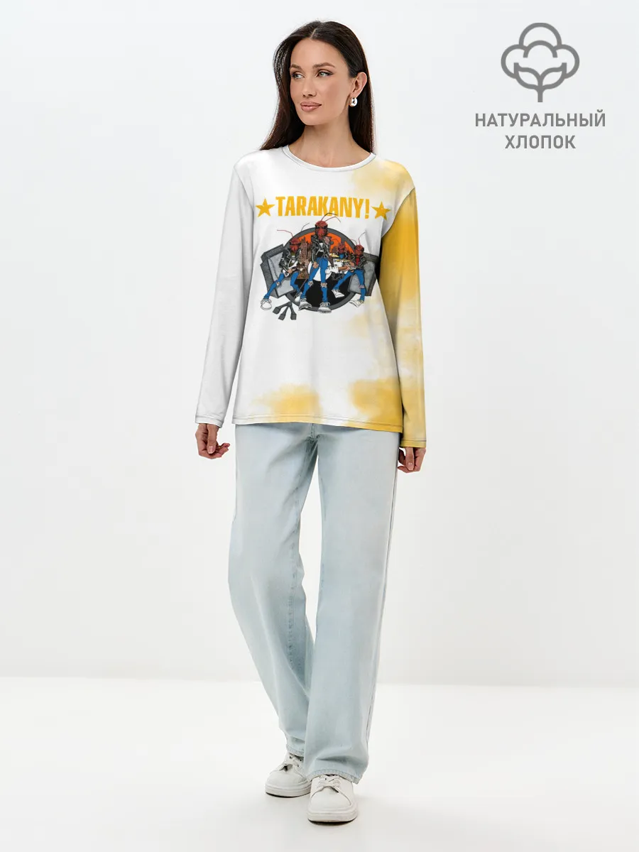 Лонгслив женский. Хлопок / TARAKANY! | Тараканы!