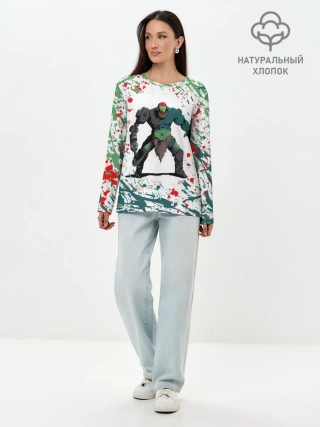 Лонгслив женский. Хлопок / Хорд | Хордак | Hord