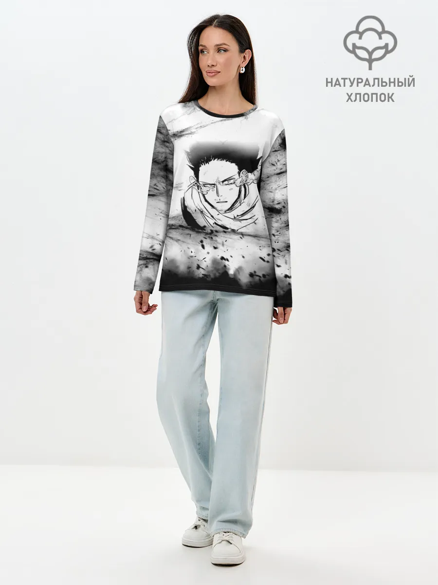 Лонгслив женский. Хлопок / Сёта Аидзава /Aizawa Аниме