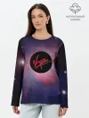 Лонгслив женский. Хлопок / Virgin Galactic космос