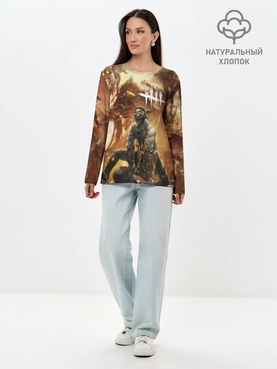 Лонгслив женский. Хлопок / Dead by Daylight убийцы