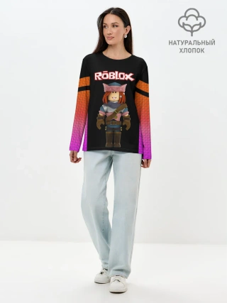 Лонгслив женский. Хлопок / ROBLOX | РОБЛОКС