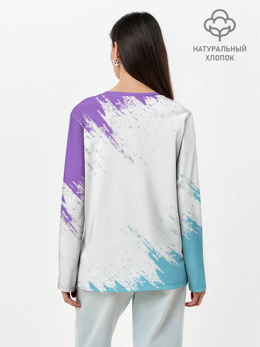 Лонгслив женский. Хлопок / POP IT HEART