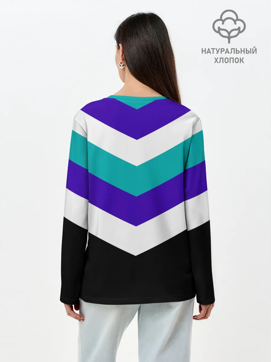 Лонгслив женский. Хлопок / Минимализм