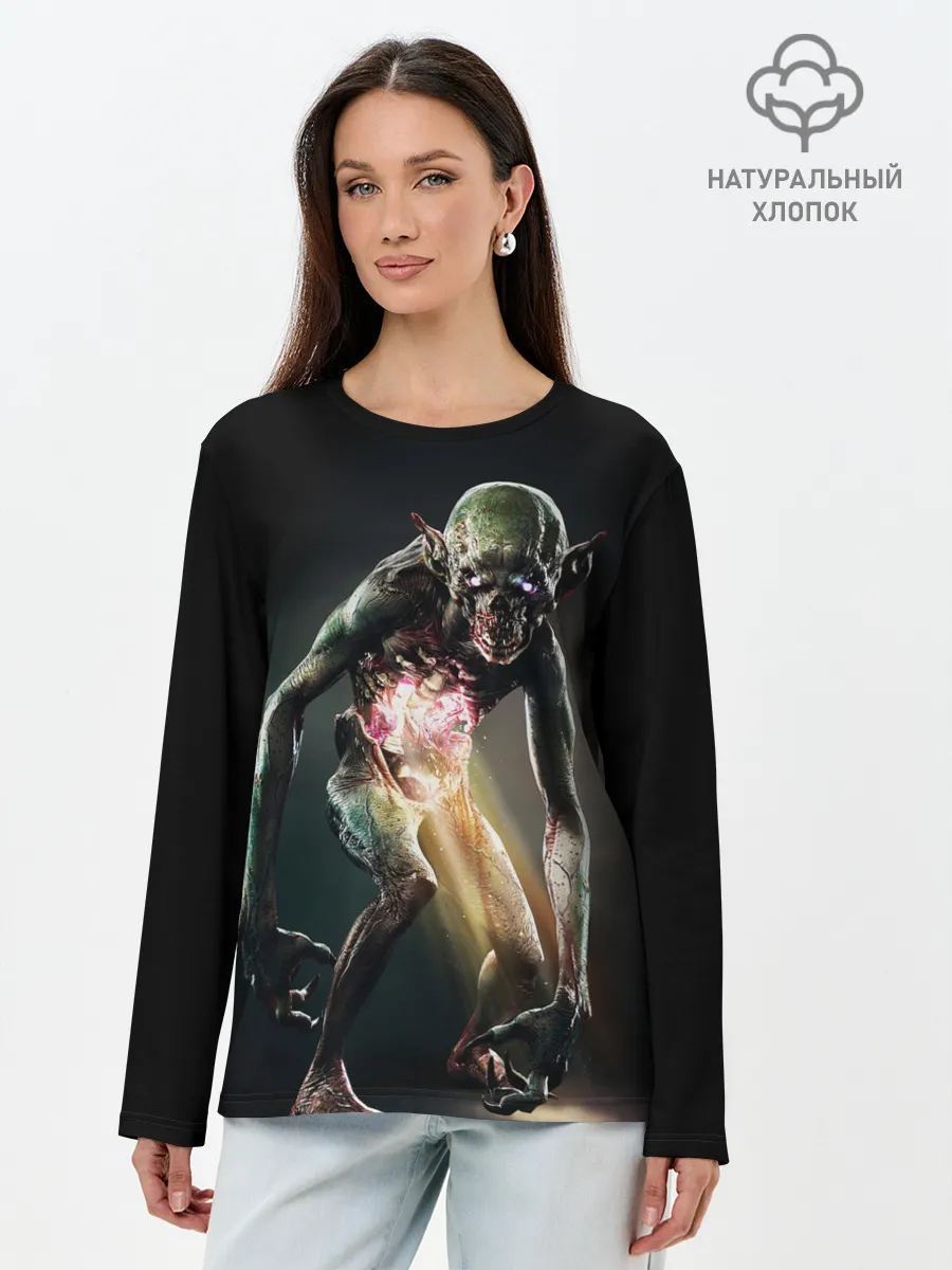 Лонгслив женский. Хлопок / Mglak