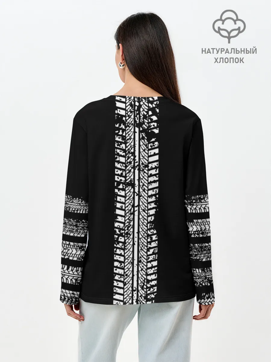 Лонгслив женский. Хлопок / 4x4