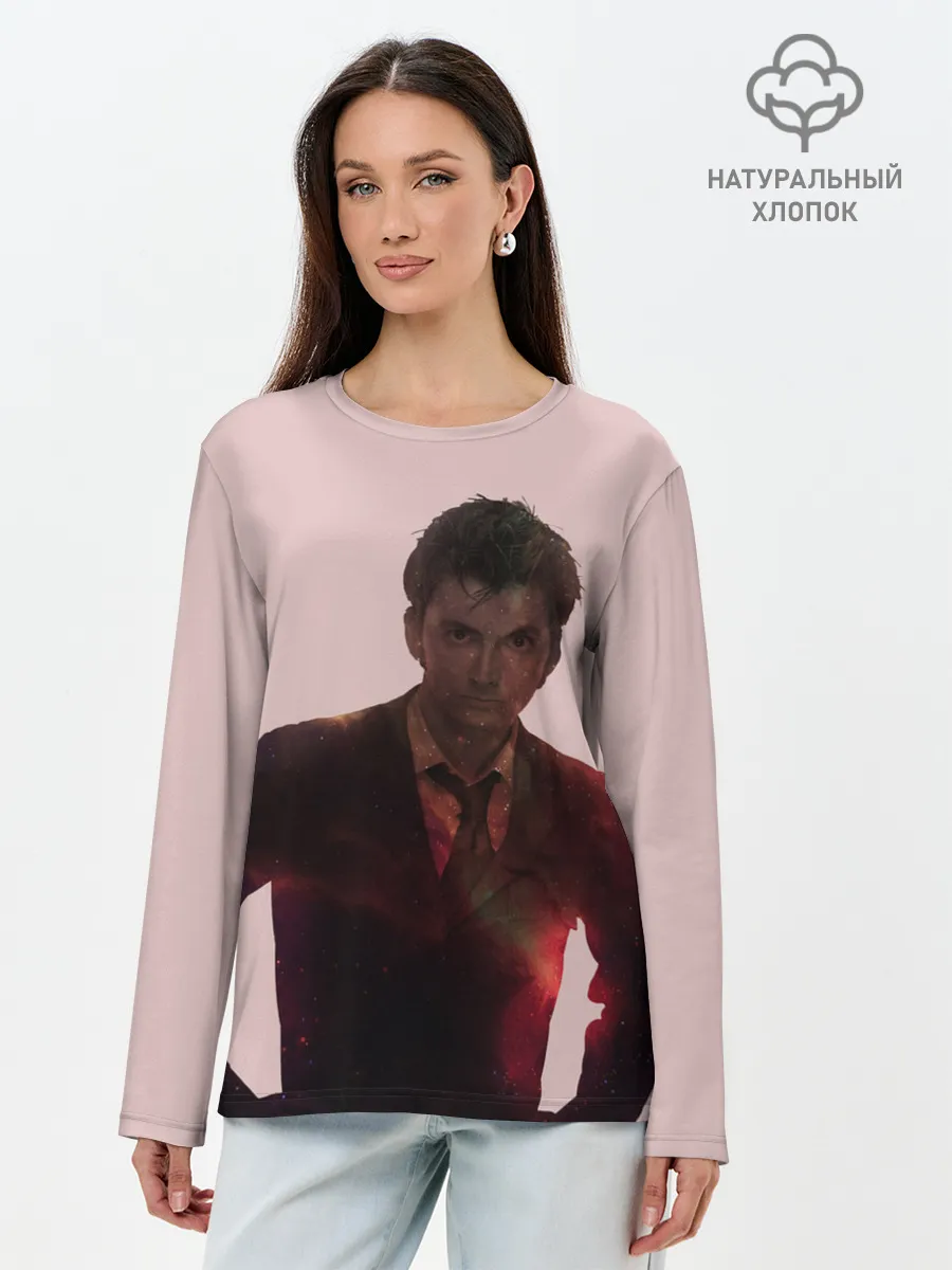 Лонгслив женский. Хлопок / David Tennant