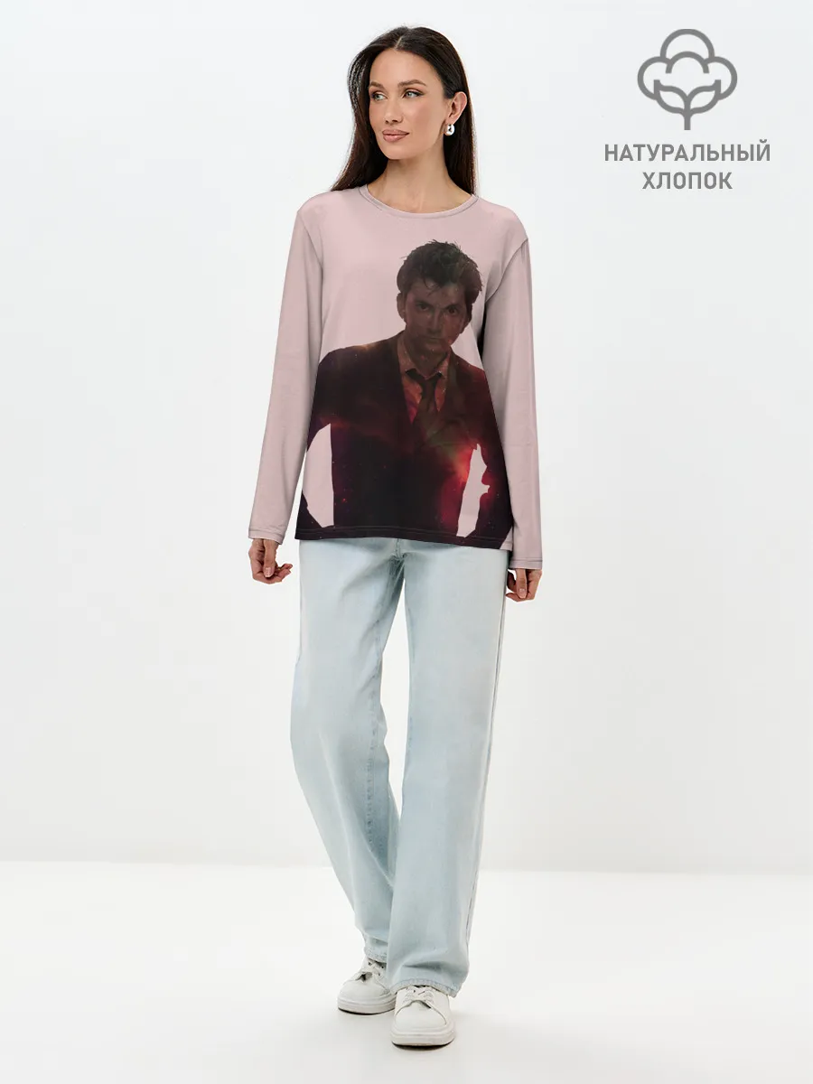 Лонгслив женский. Хлопок / David Tennant