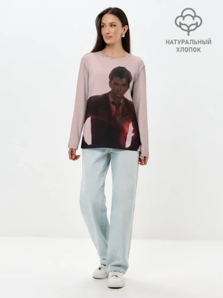 Лонгслив женский. Хлопок / David Tennant