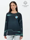 Лонгслив женский. Хлопок / BMW / БМВ