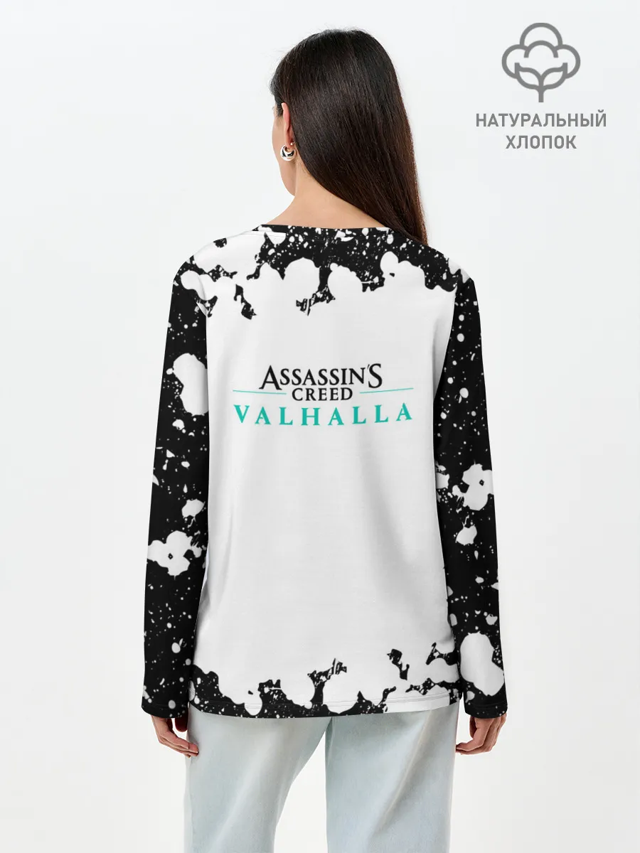 Лонгслив женский. Хлопок / ASSASSINS CREED VALHALLA