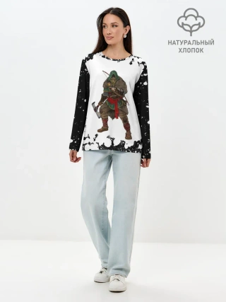 Лонгслив женский. Хлопок / ASSASSINS CREED VALHALLA