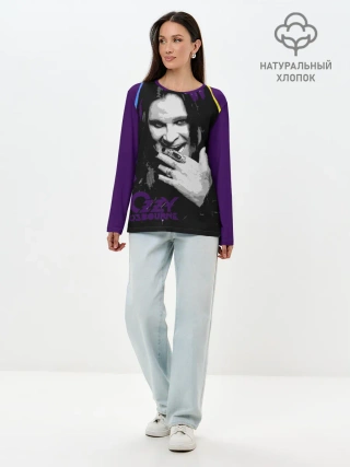 Лонгслив женский. Хлопок / Ozzy Osbourne, Оззи Осборн