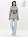 Лонгслив женский. Хлопок / Супер движок