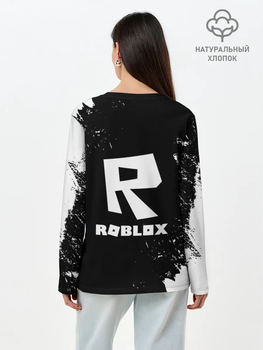 Лонгслив женский. Хлопок / ROBLOX | РОБЛОКС | LOGO