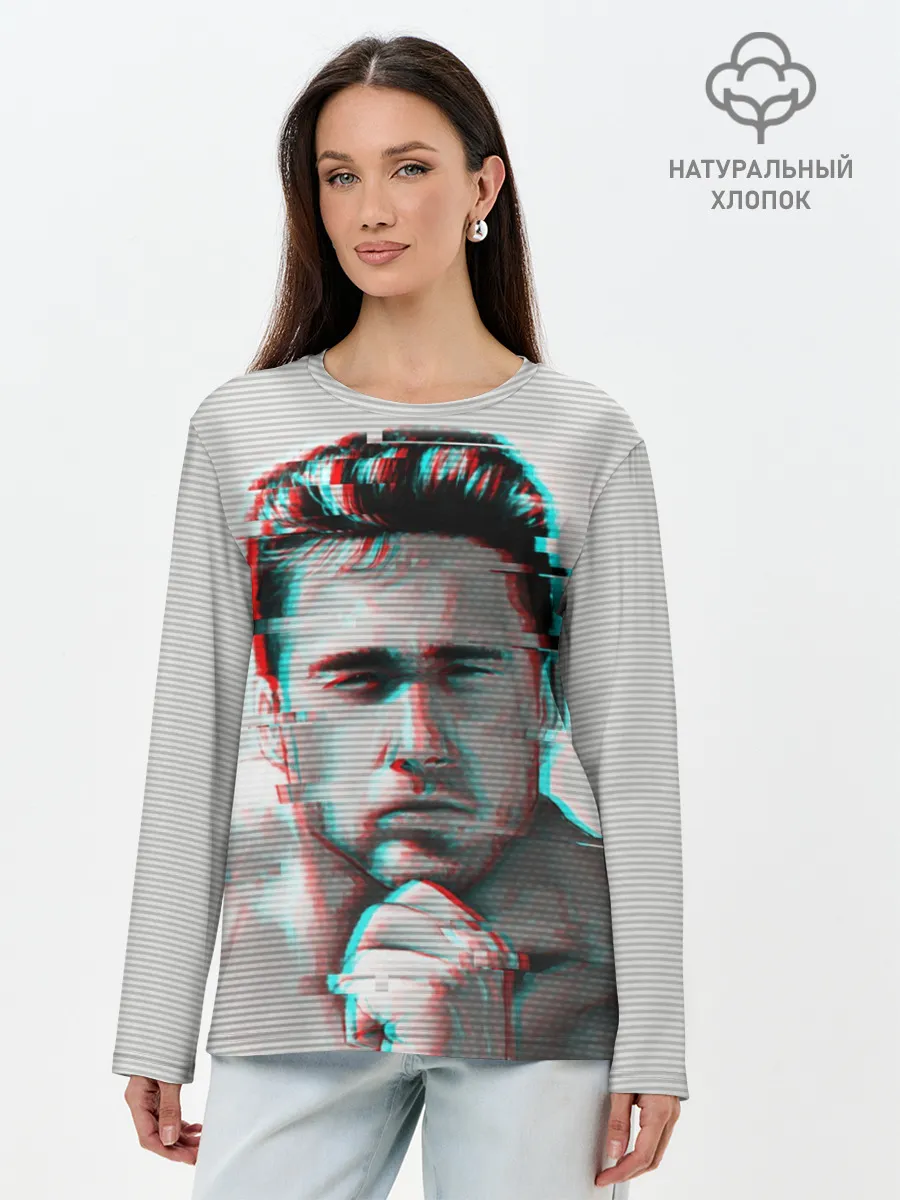 Лонгслив женский. Хлопок / Billie Herrington Gachimuchi